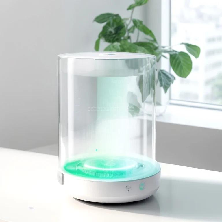 AI Luftbefeuchter Sensoranzeige